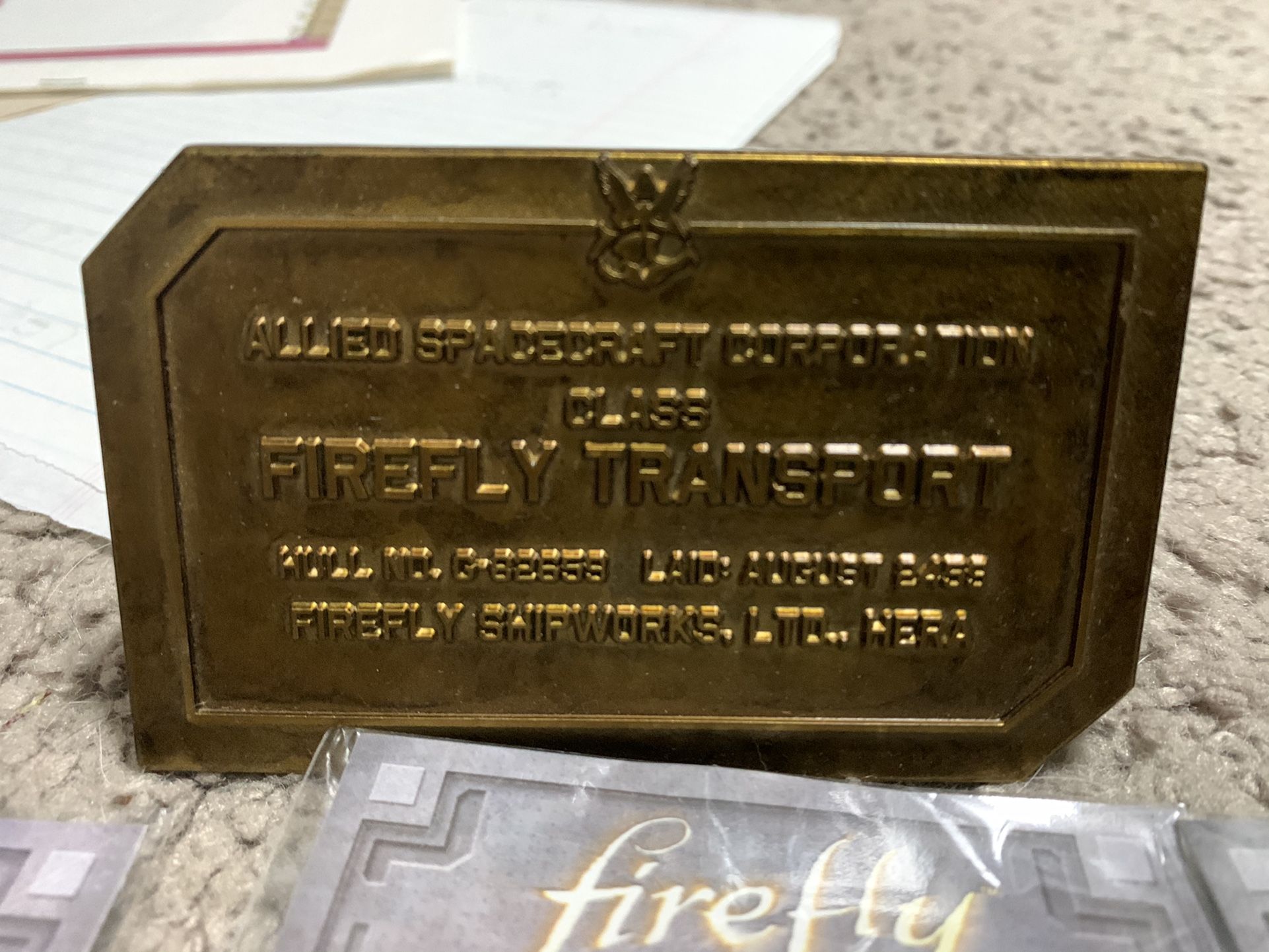Lot Of Firefly Branded Pins