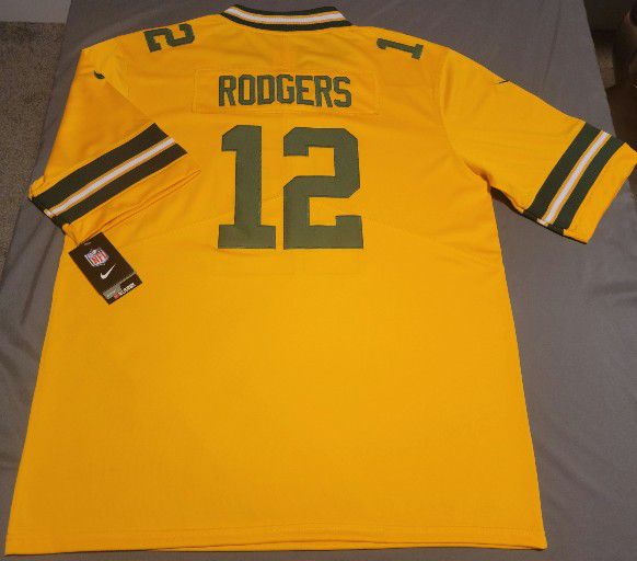 Green Bay Packers Aaron Rodgers Jersey
Size: Mens Large