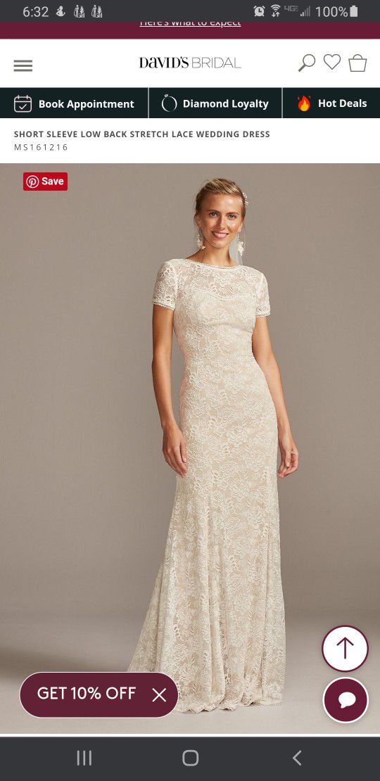 Ivory Size 12 Wedding Dress