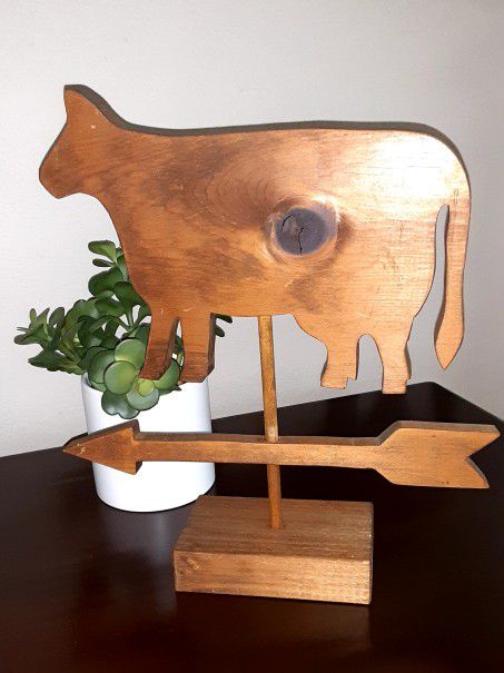 Cow Weathervane- Check My Page For More Decor 