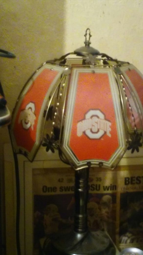 Ohio state desk lamp...