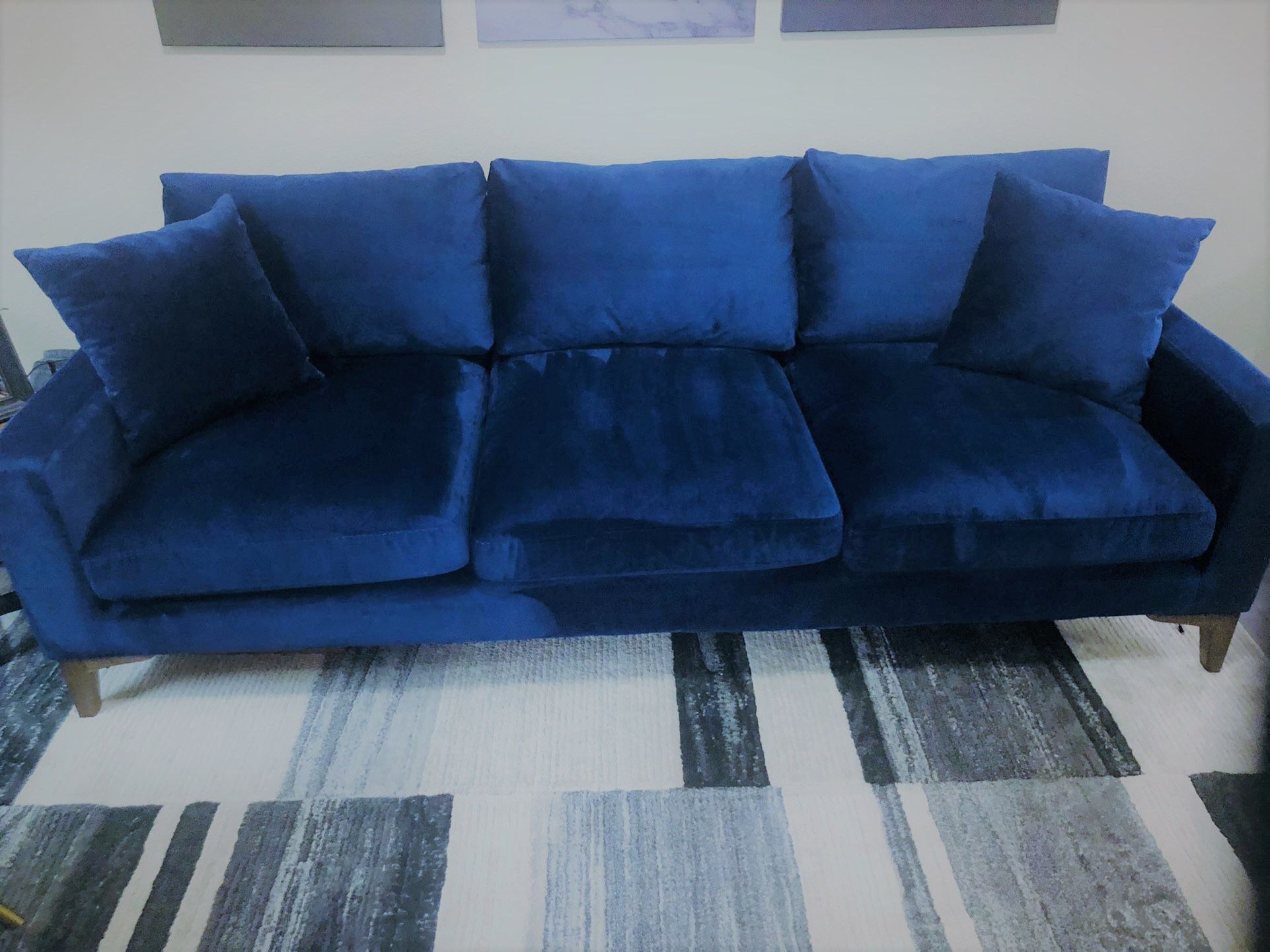 Royal Blue Couch