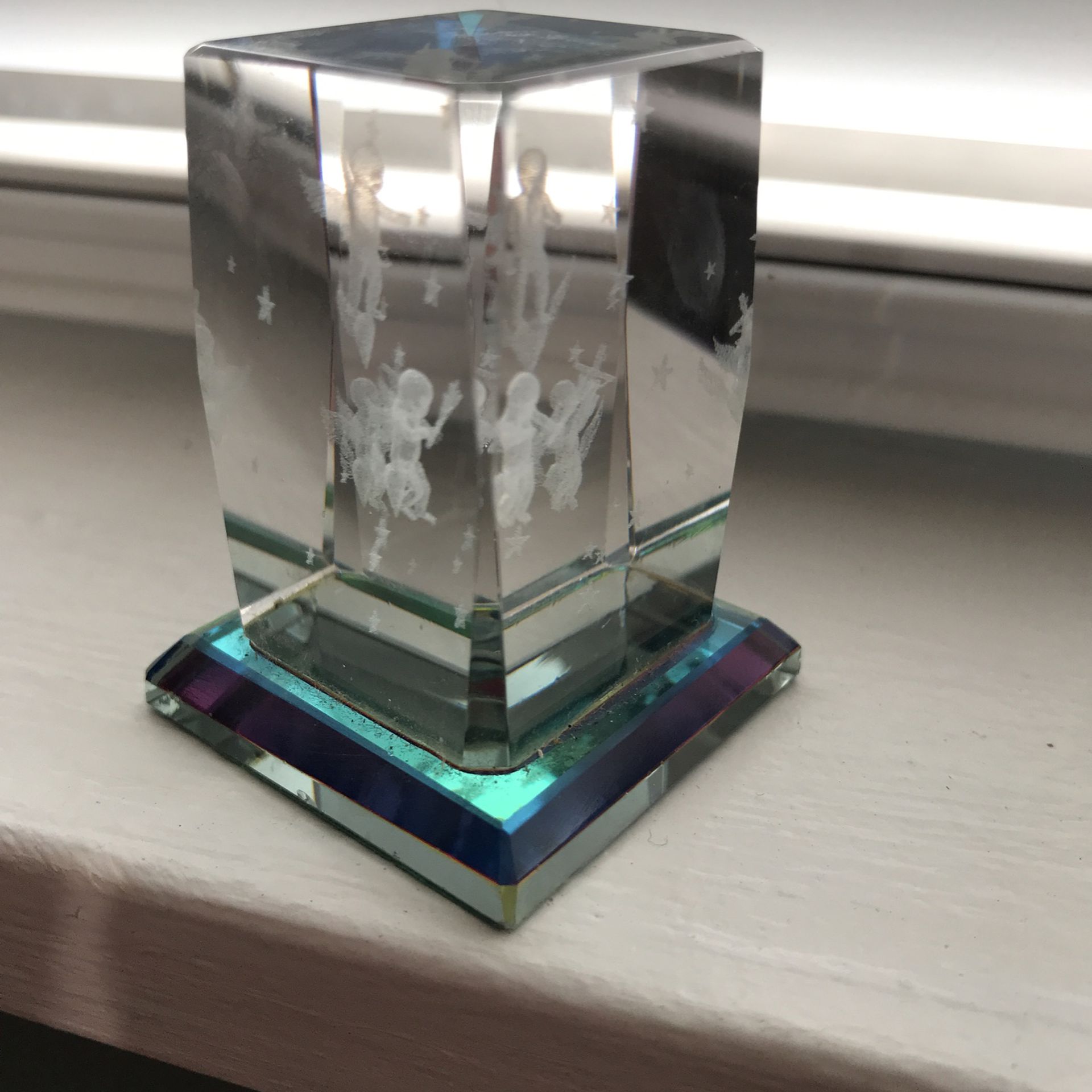Crystal Glass 3D Laser Cube 