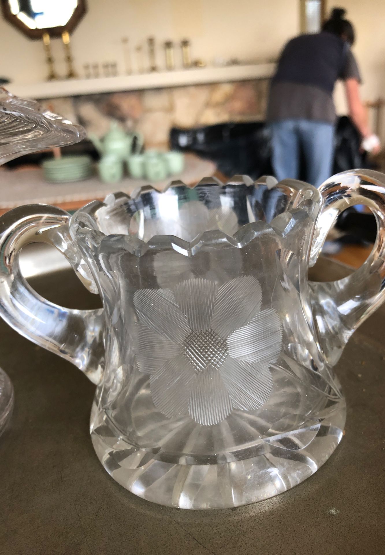 Glass basket