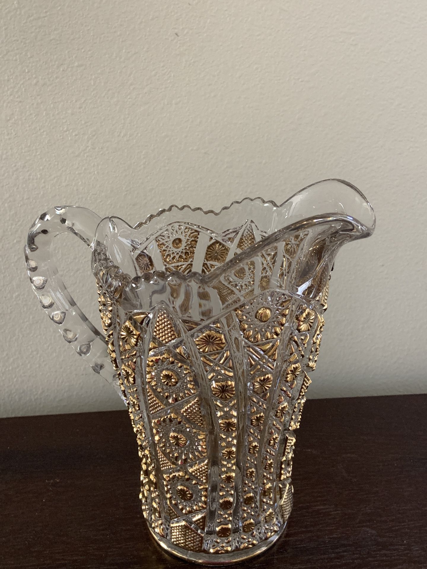 Vintage Glass Pitcher