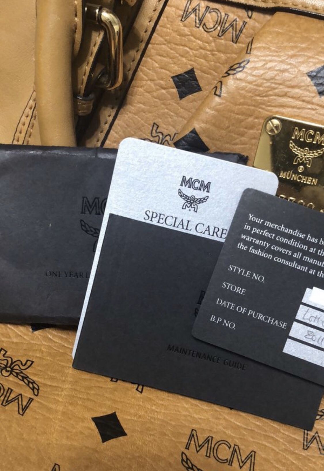 MCM authentic bag