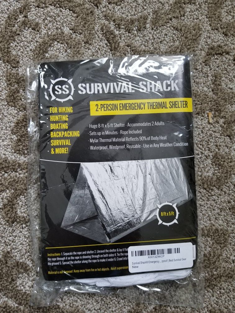 Suvival emergency tent