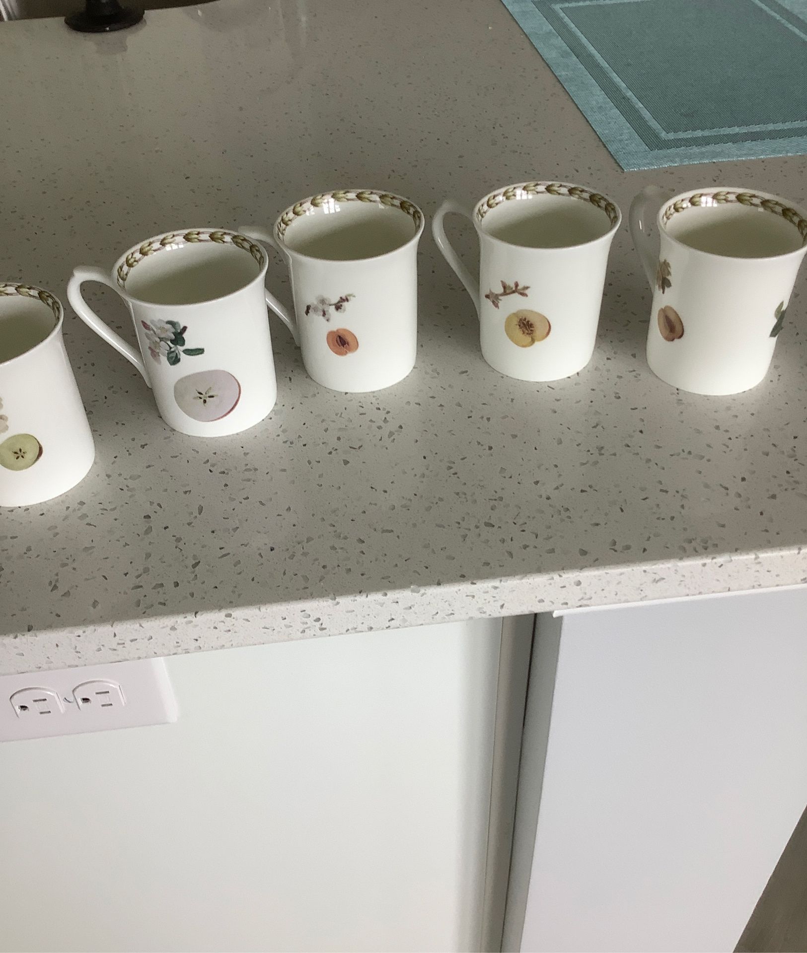 Five China Teacups/Mugs