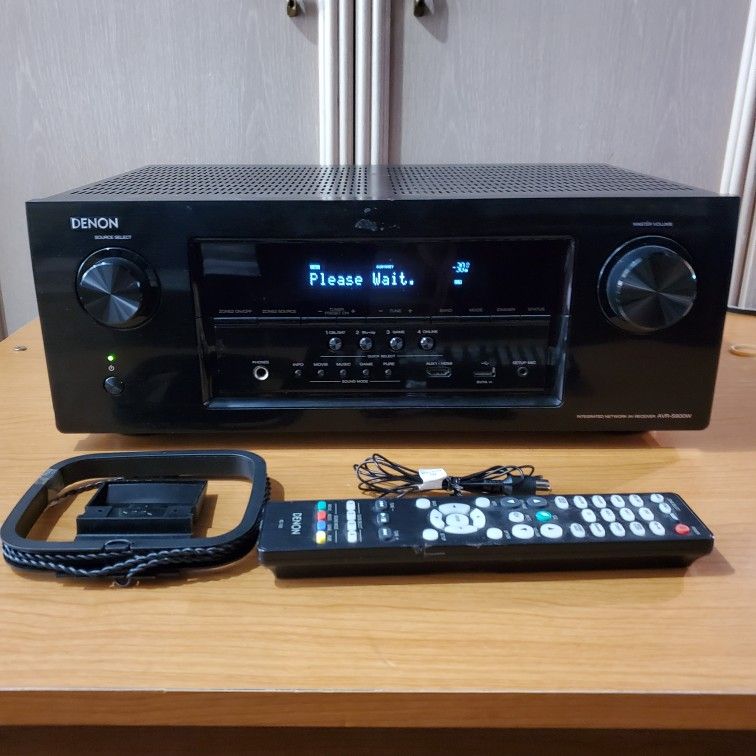 Denon Bluetooth AVR S900W Integrated Network AV Receiver Remote Control AM FM Antennas 24 Hours Test Period 6