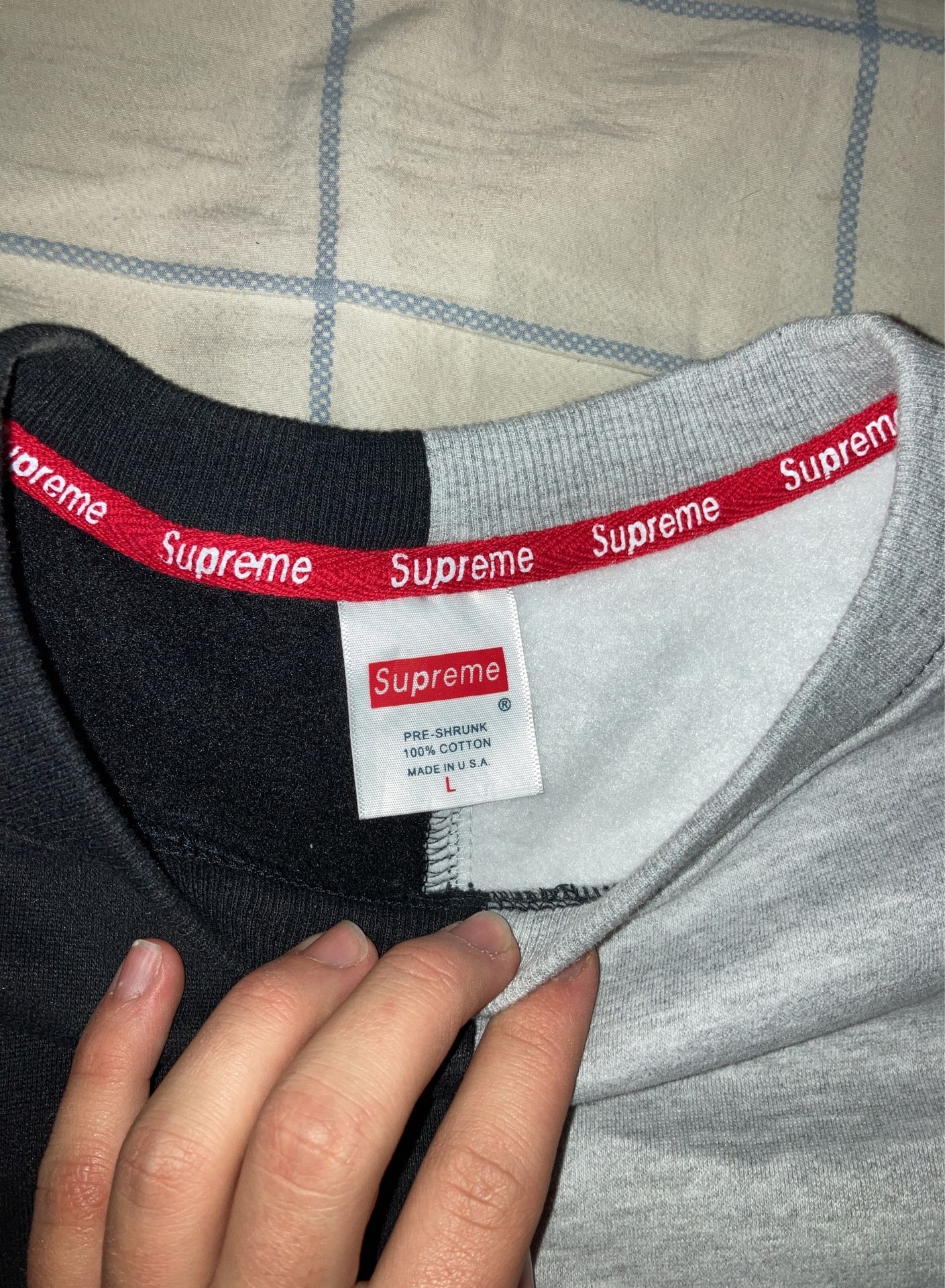 Supreme Split Crewneck