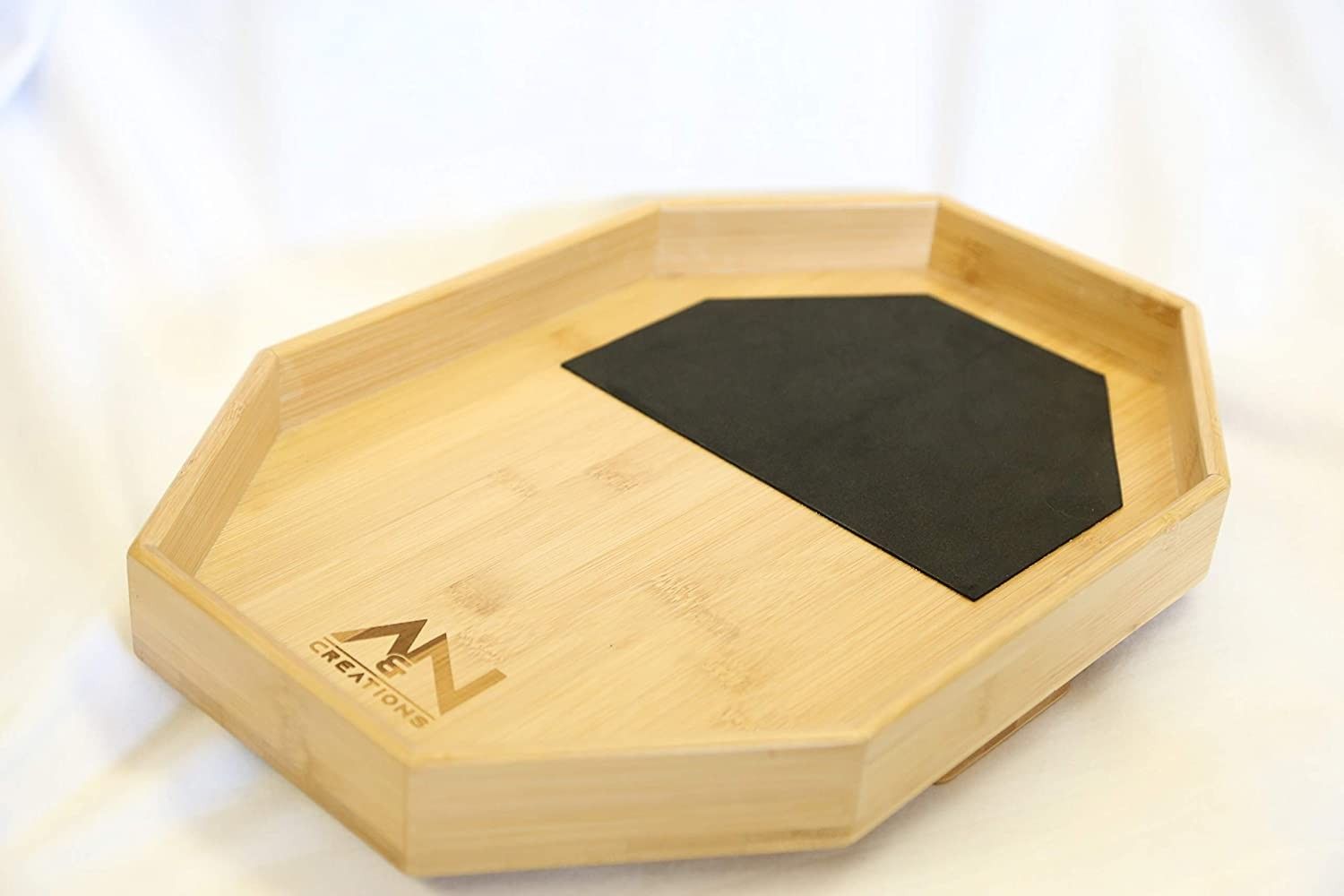 Clip On Sofa Tray, Arm Table, Recliner Armrest Snack Tray, Natural Bamboo Wooden Tray