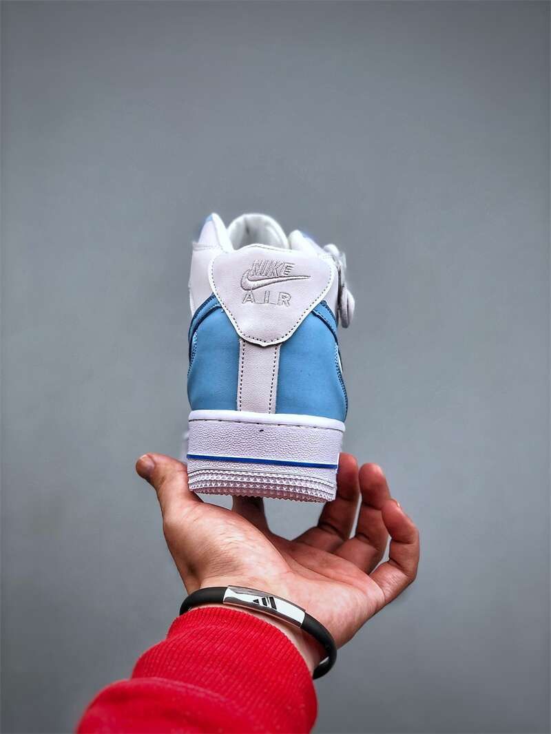 Air Force 1 Low Sneakers Blue White High Top