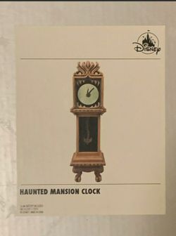 Disneyland Haunted Mansion Clock Glows In Dark New In Box  Thumbnail