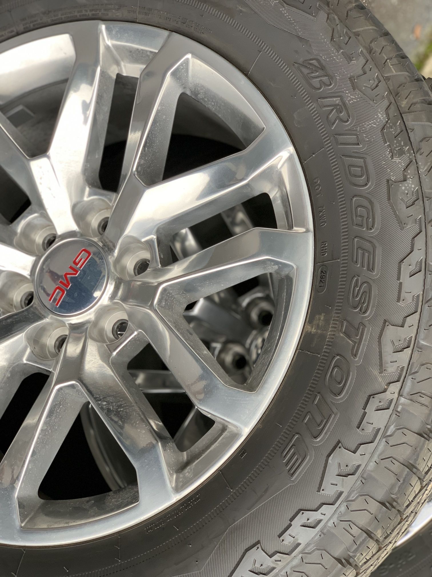 SET OF WHEELS AND TIRES 20”
