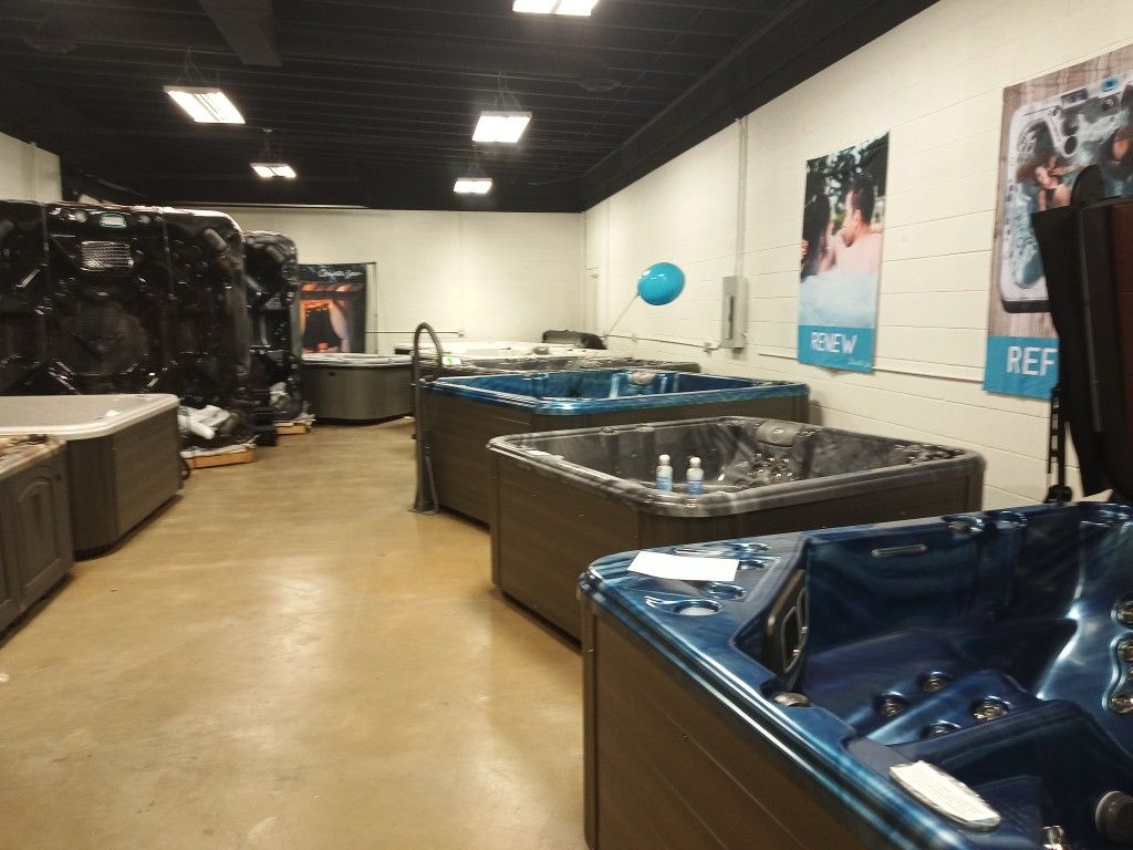 Huge hot tub blow out by Clearwater Spas ofColorado