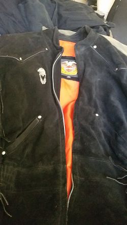 Womens Harley Davidson leather jacket Thumbnail