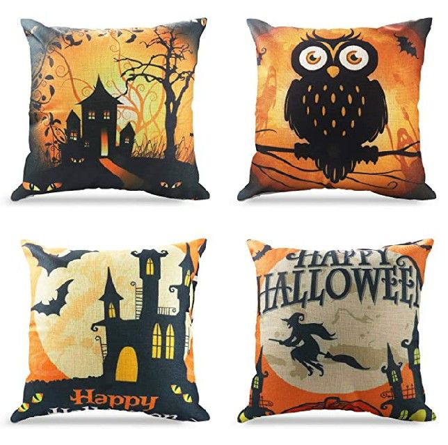 New! Halloween pillows covers 4pc 18*18