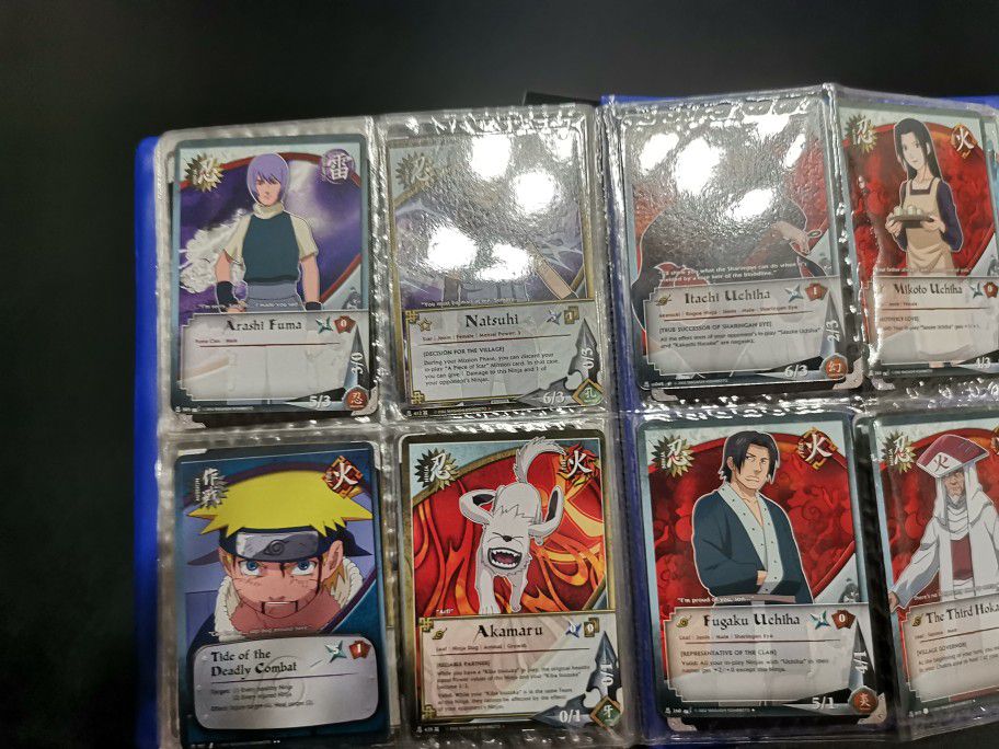 68 Assorted Naruto Trading Cards