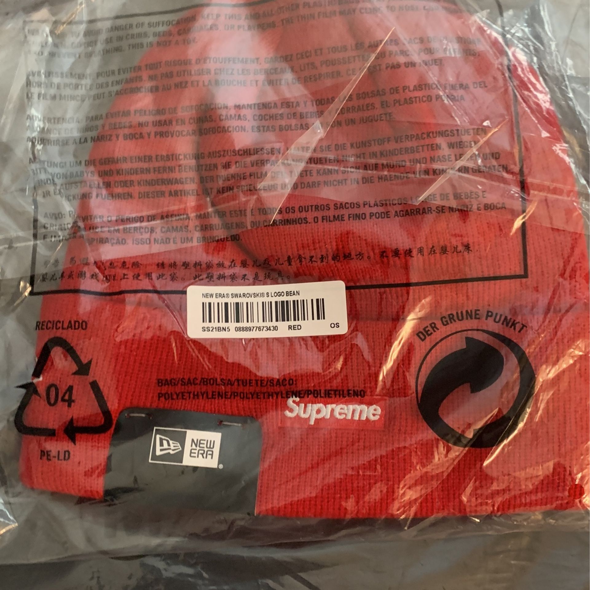 Supreme New Era X Swarovski