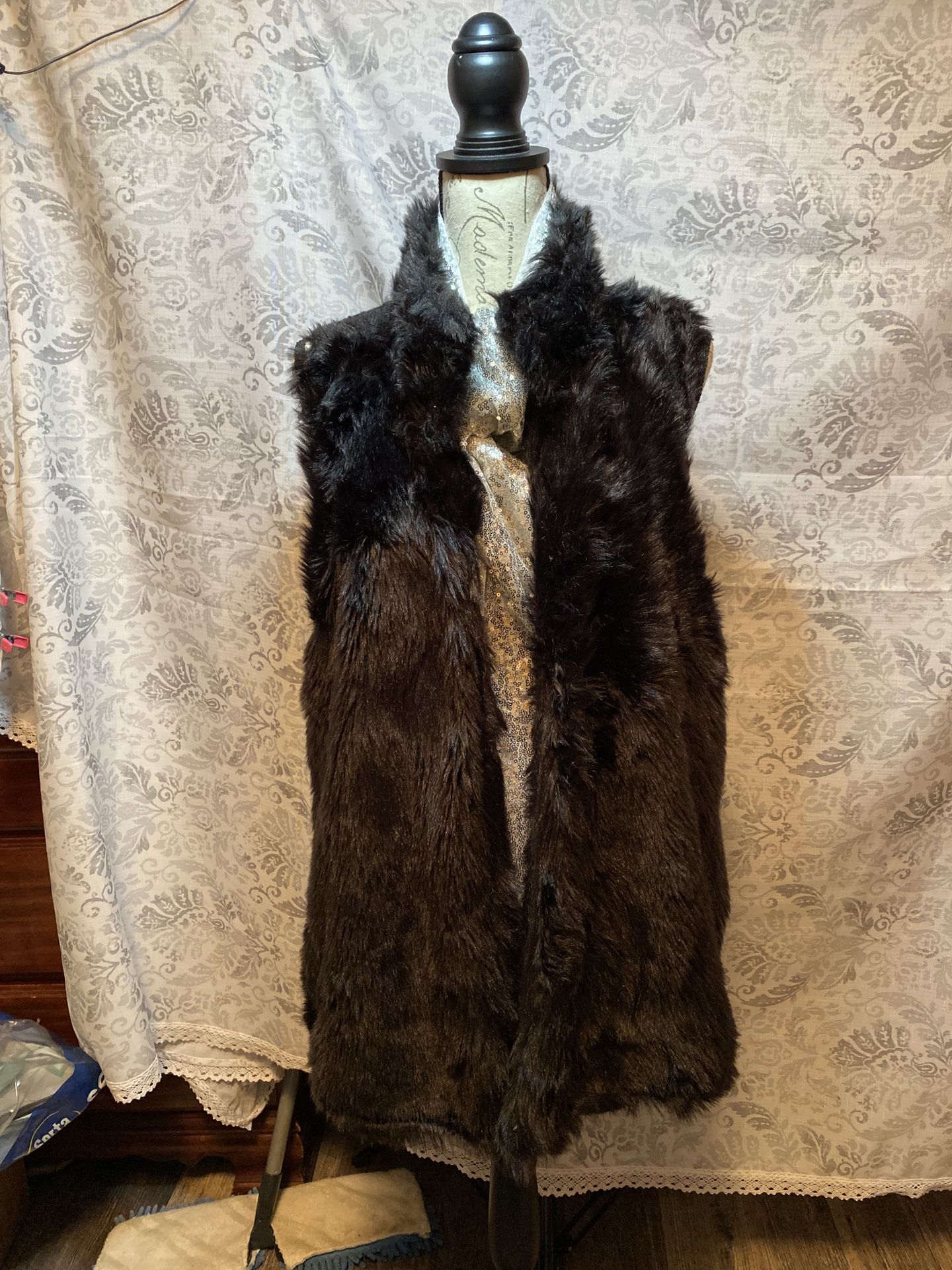 Faux Fur Sweater