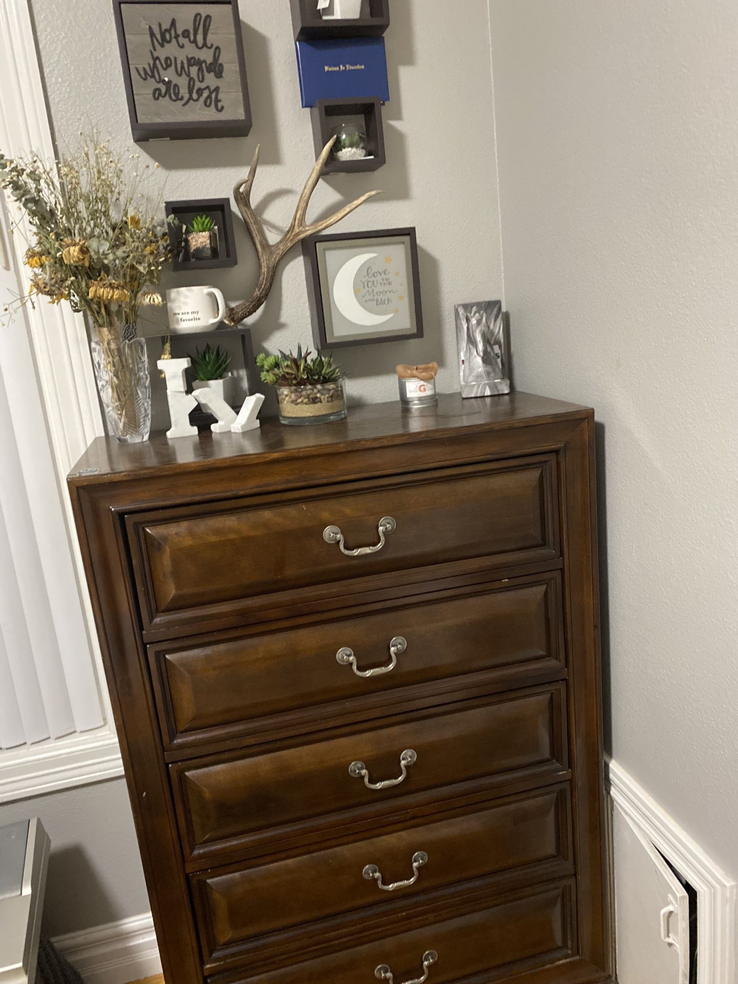 (only One) Dresser And (only One) Night Stand=2 In Total 