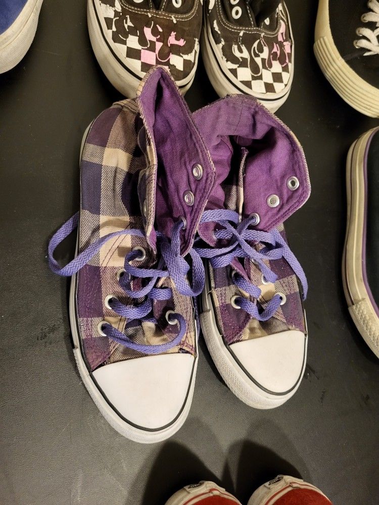 Assorted Vans, Converse, And Air Walks