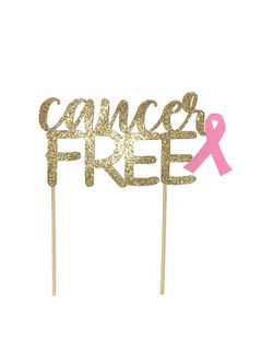 Breast Cancer Customizable Cake Toppers Thumbnail