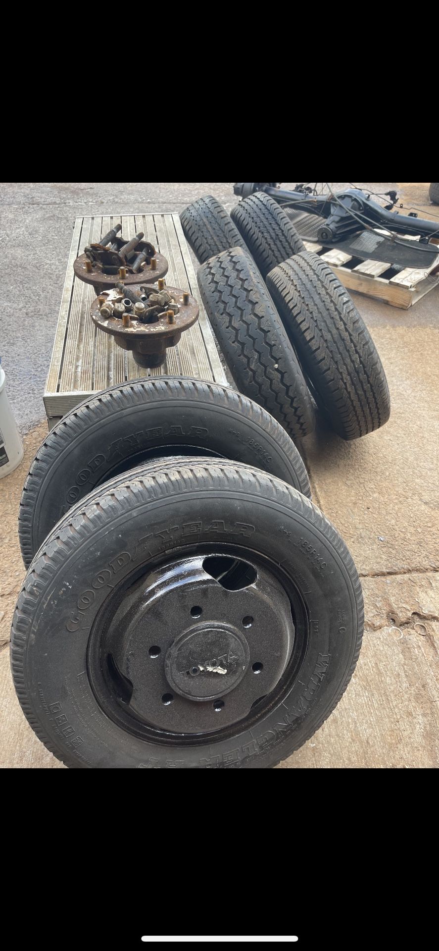 89 Toyota Pickup Dually Axle And Wheels