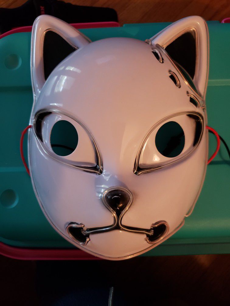 Neon Cat Mask