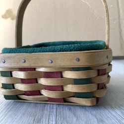 Longaberger Miniature Basket With Set Of 8 Coasters Thumbnail