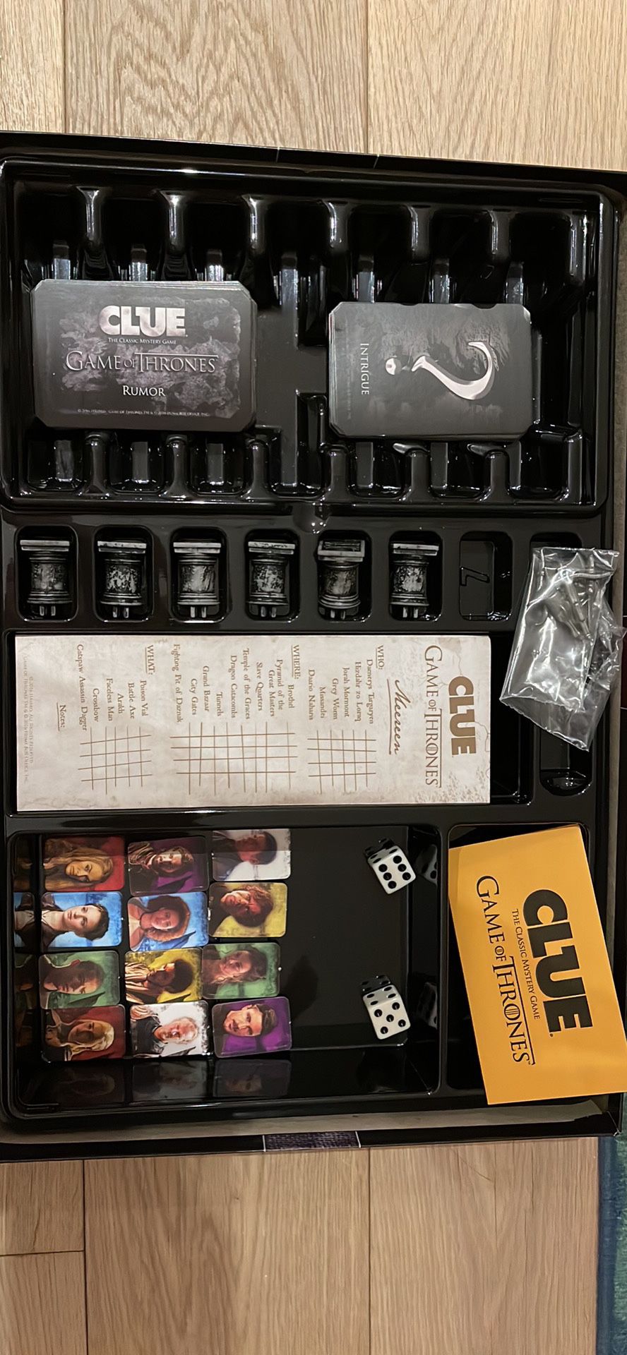 CLUE Game Of Thrones Limited Version 