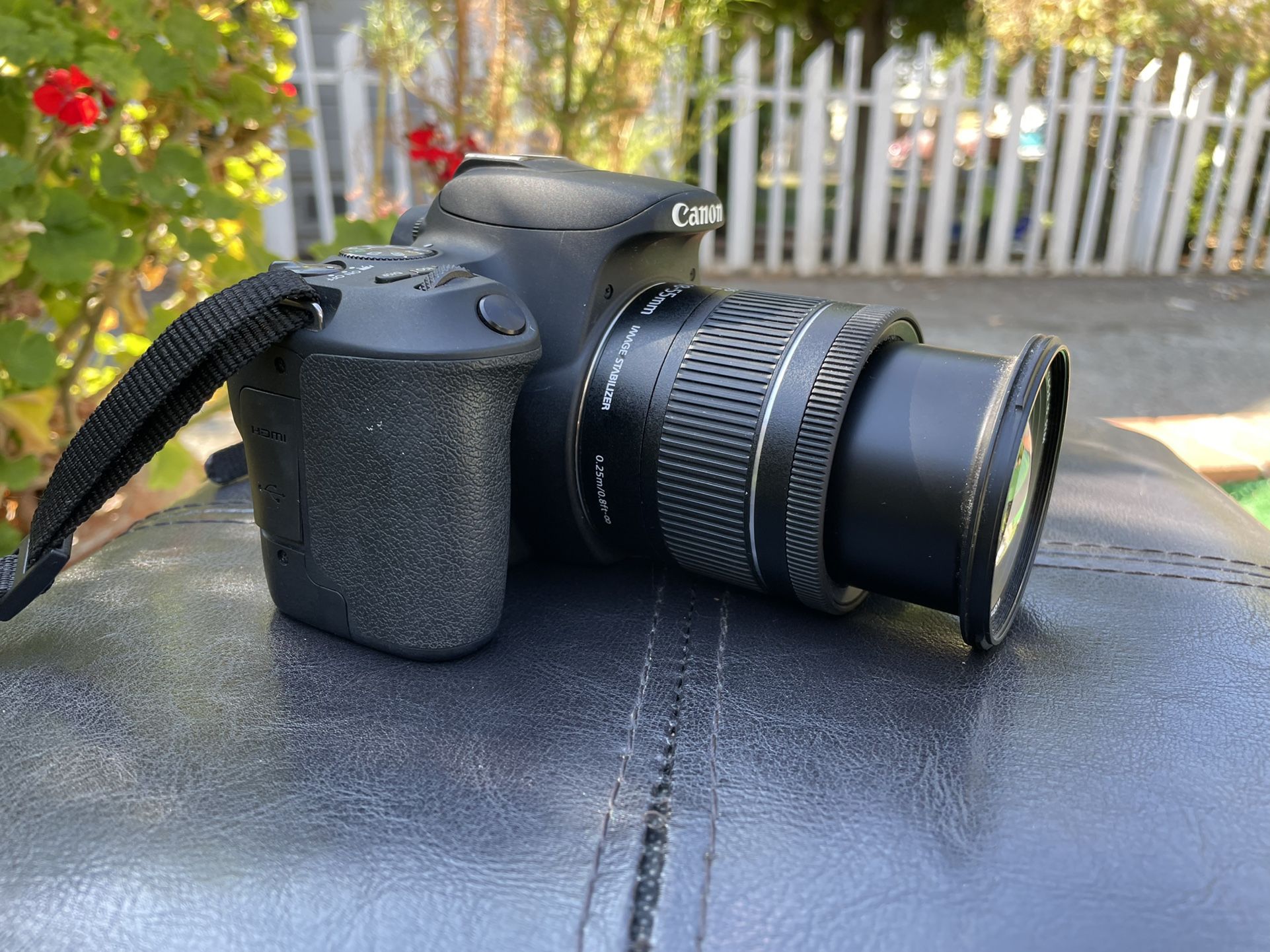 Canon EOS Rebel SL2 DSLR Camera with EF-S 18-55mm IS STM Lens in Black