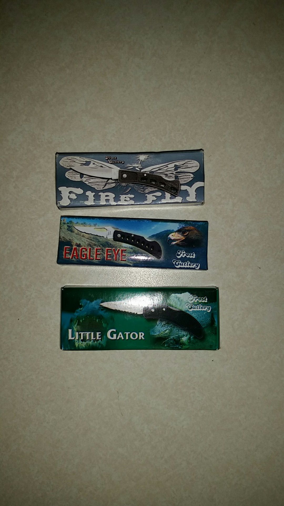 Firefly, eagle eye, little gator