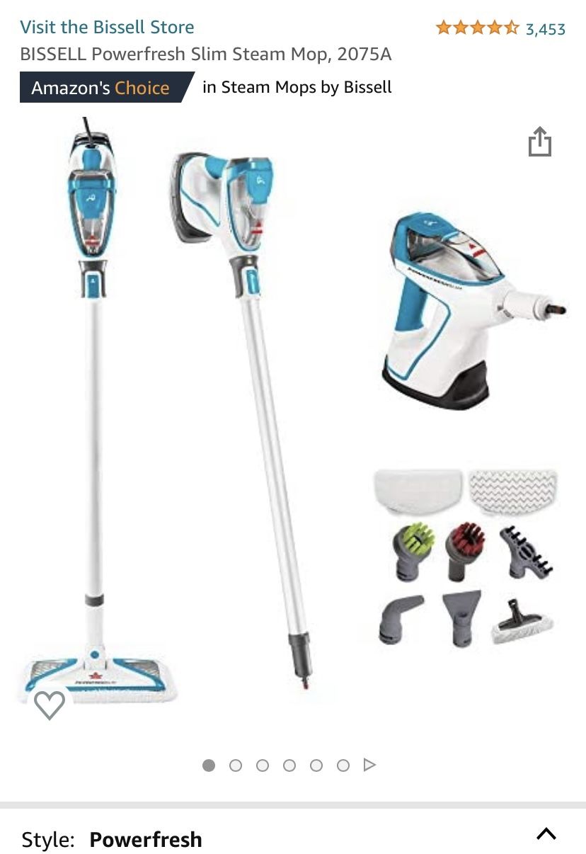Bissell Powerfresh Steam Mop/Cleaner 3 In 1