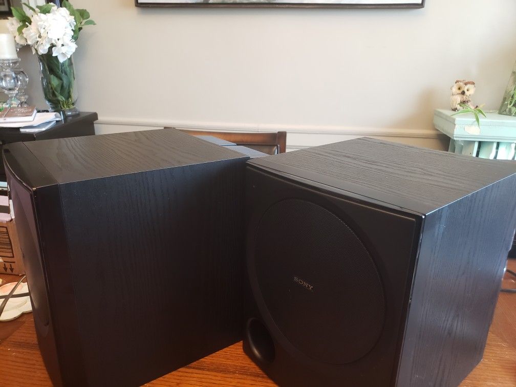 2 Sony Home Theater Subwoofers