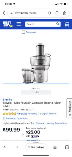 Breville juice fountain - Juicer Thumbnail