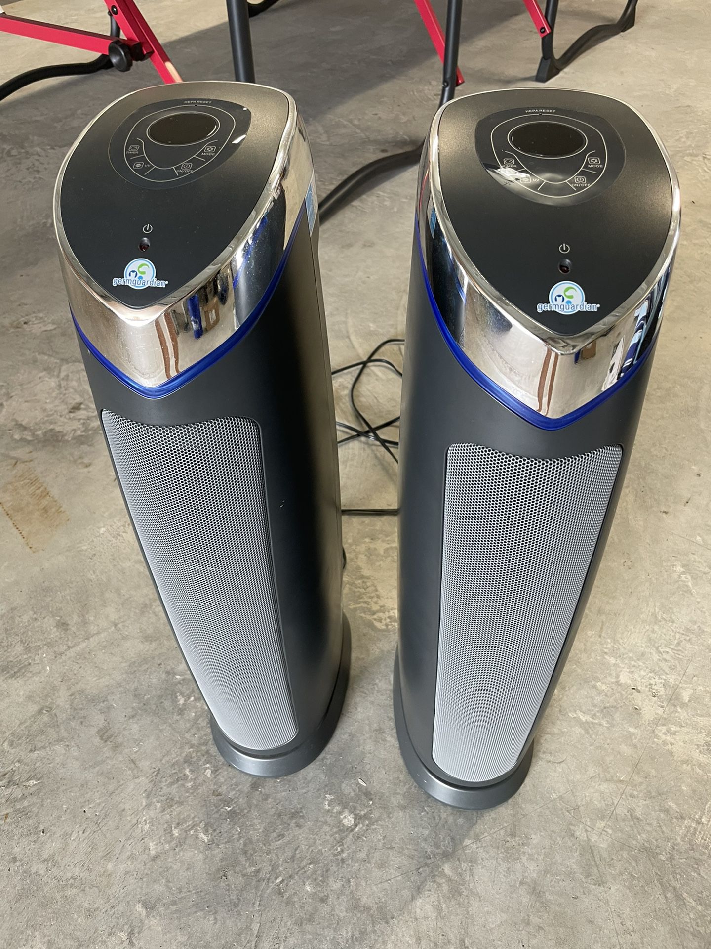 Set of 2 HEPA Air Filter Air Purifier