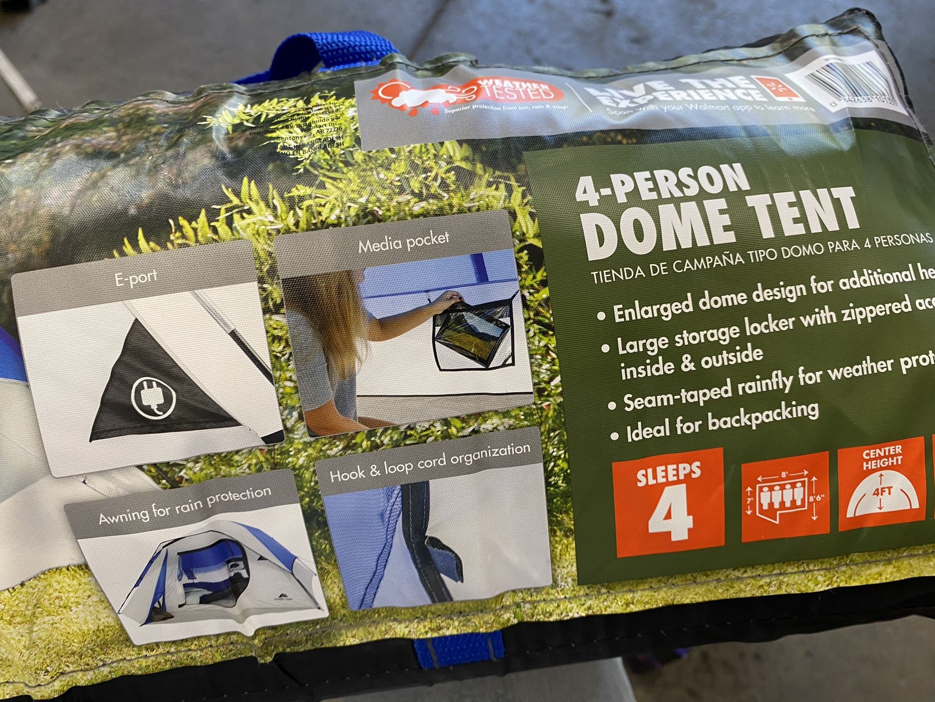 Ozark Trail 4 Person Dome Tent