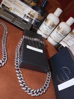 🔥⭐🏆🔥one 18" chain🥶Unisex🥶Real Lab Diamond💎Read on tester☑️ Video proof🎥" Look like money without overspending"👀They sparkle identical to Natur Thumbnail