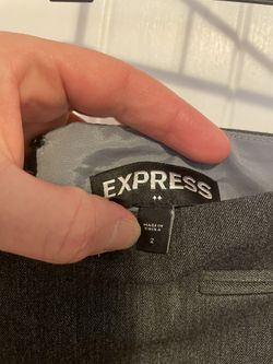  Express Pencil Skirt Dark Grey Size 2. Freshly dry cleaned.  Thumbnail