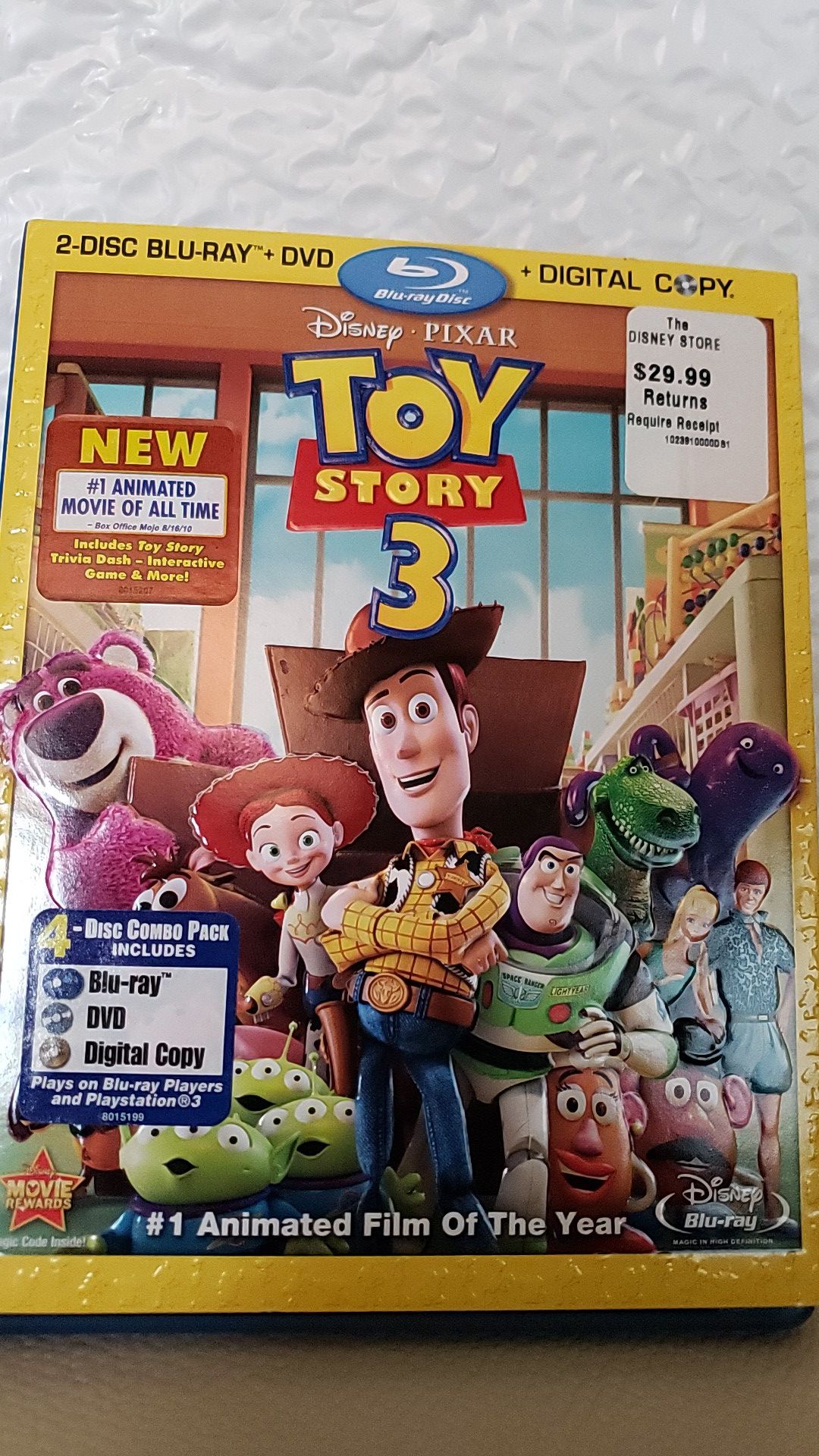 Disney Pixar Toy Story 3 Blu-ray
