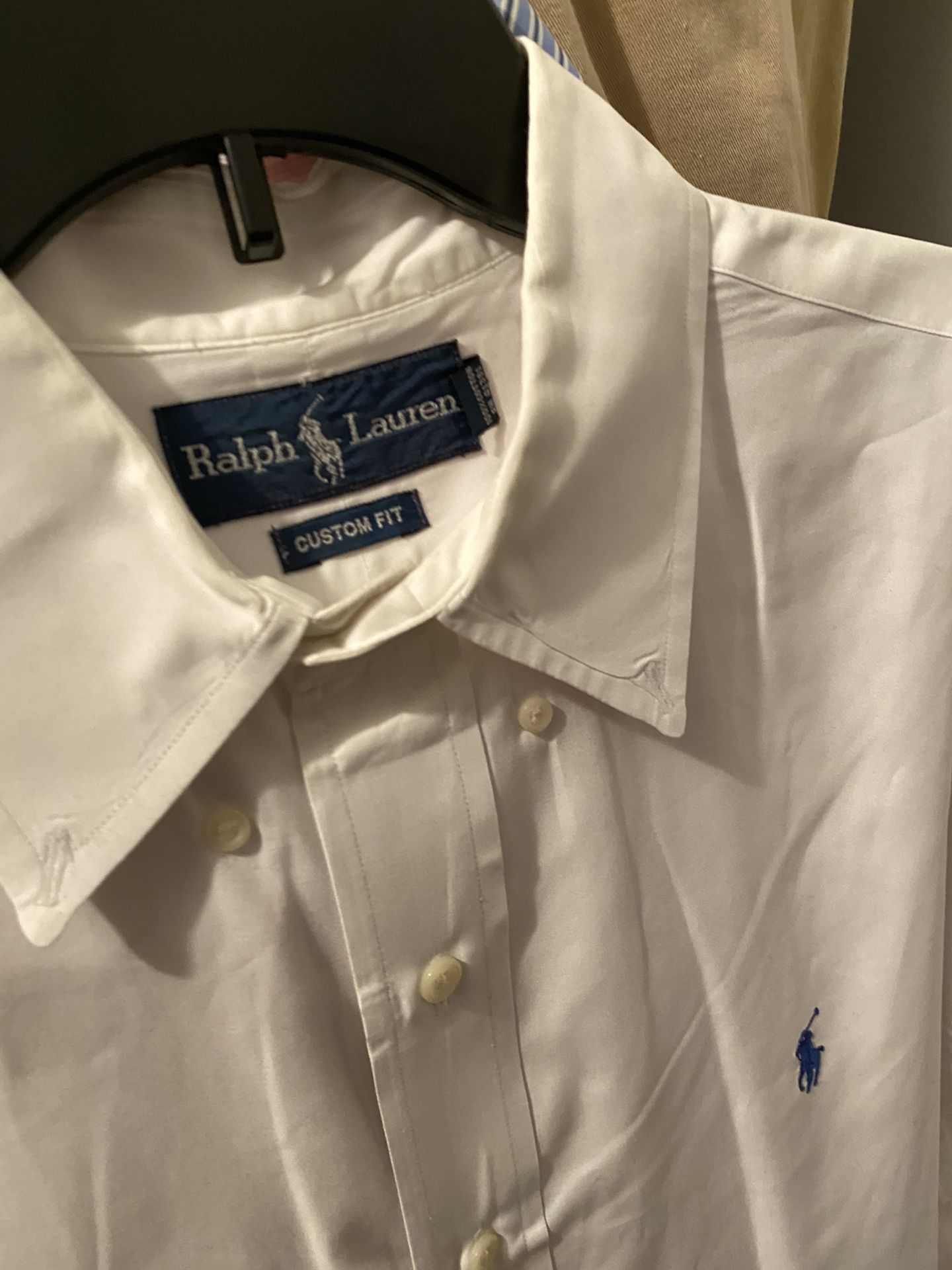 Ralph Lauren Polo Men’s Button Down Long Sleeve Dress Shirts - 5 EA