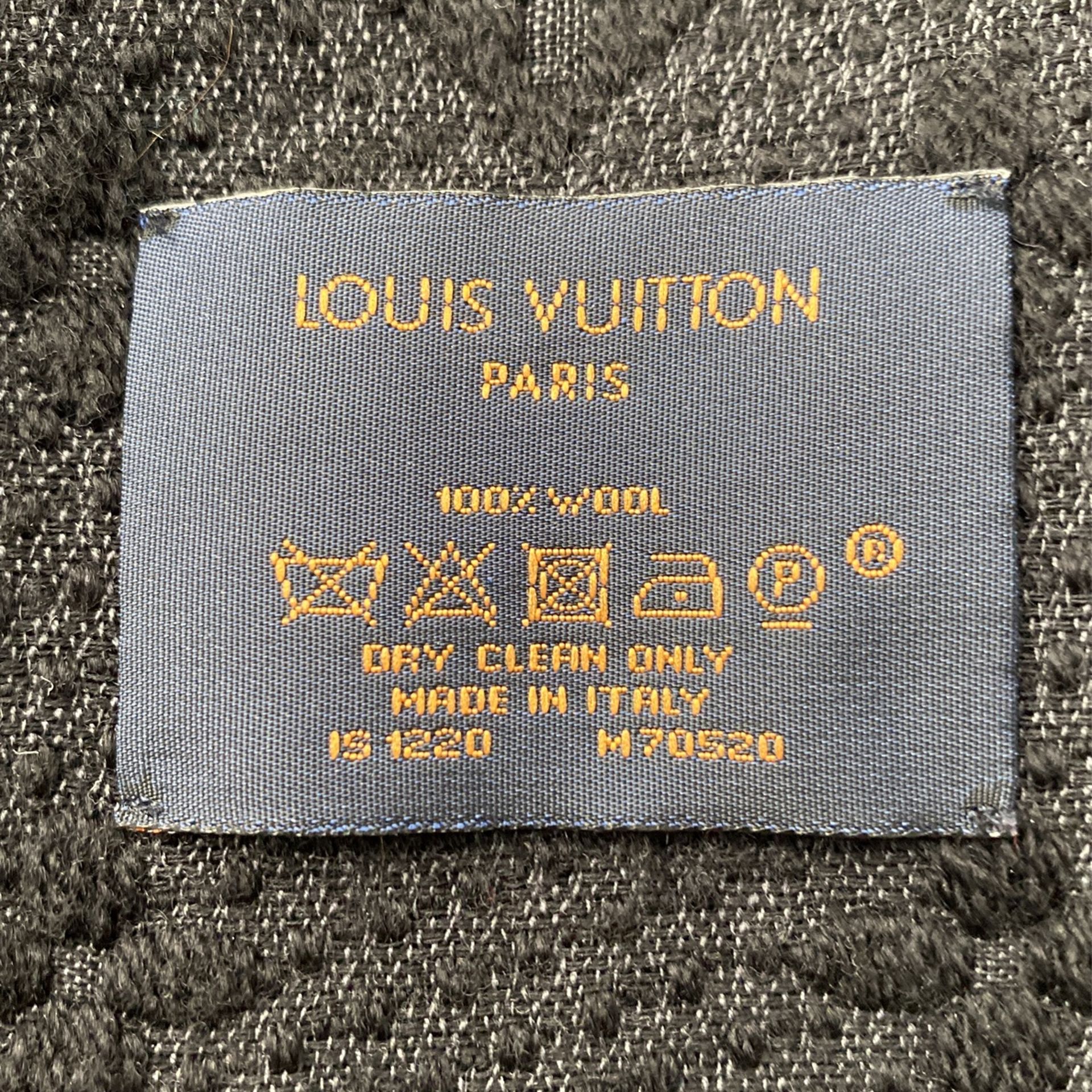 Louis Vuitton Black Scarf
