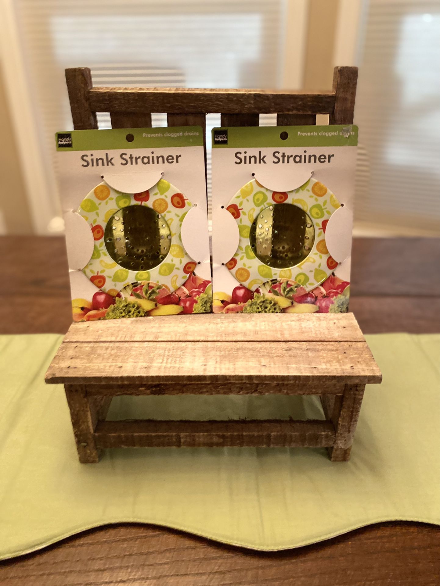 Sink Strainers Set of 2, Fruit Themed Sink Strainers, Kitchen Food & Debris Trap