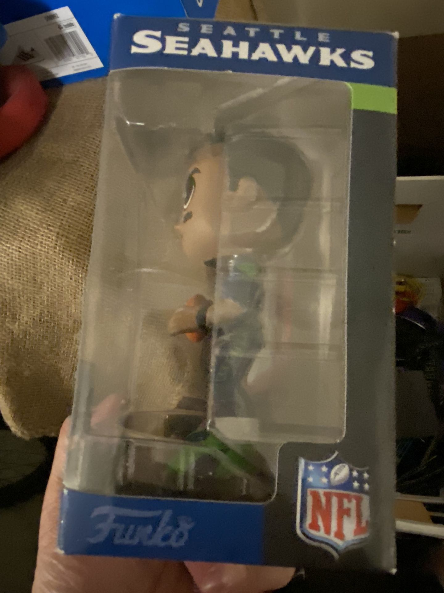 Funko Wobblers Bobble Head Seattle Seahawks Russell Wilson