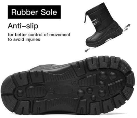 NEW size 7 oddler Snow Boots Boys & Girls Lightweight Waterproof Cold