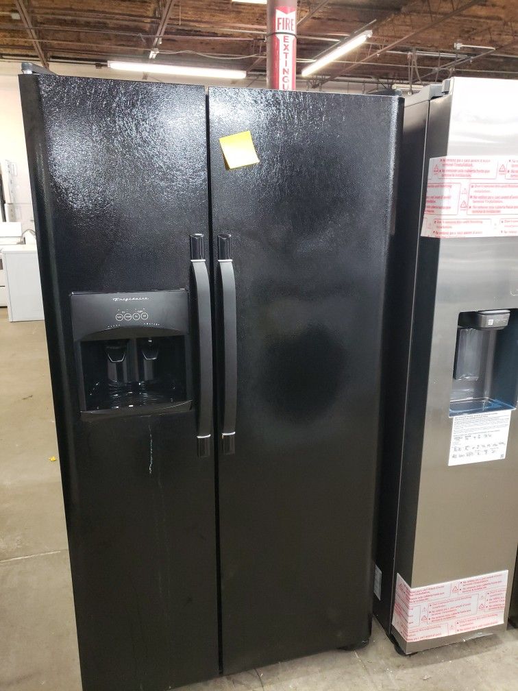 used black side by side refrigerator for sale