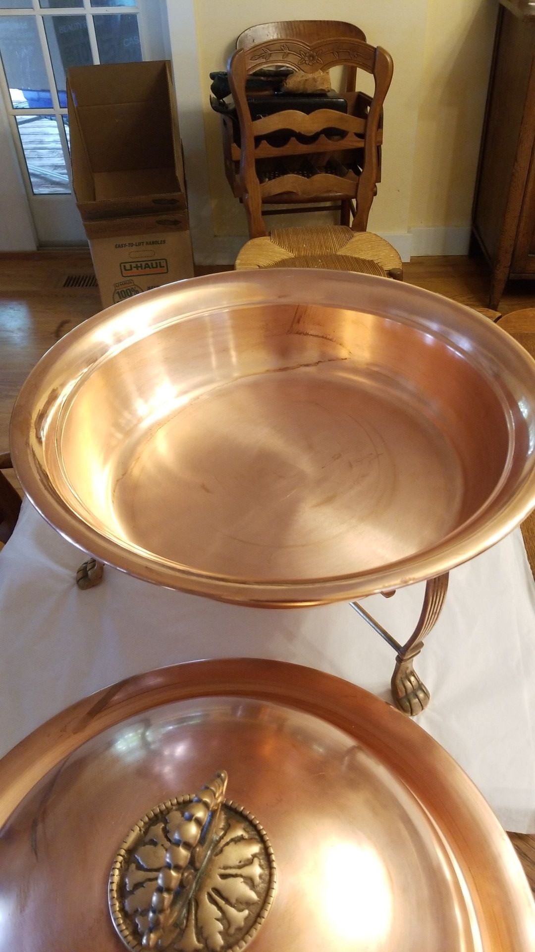 Copper & Brass Chafing Dish Stunning