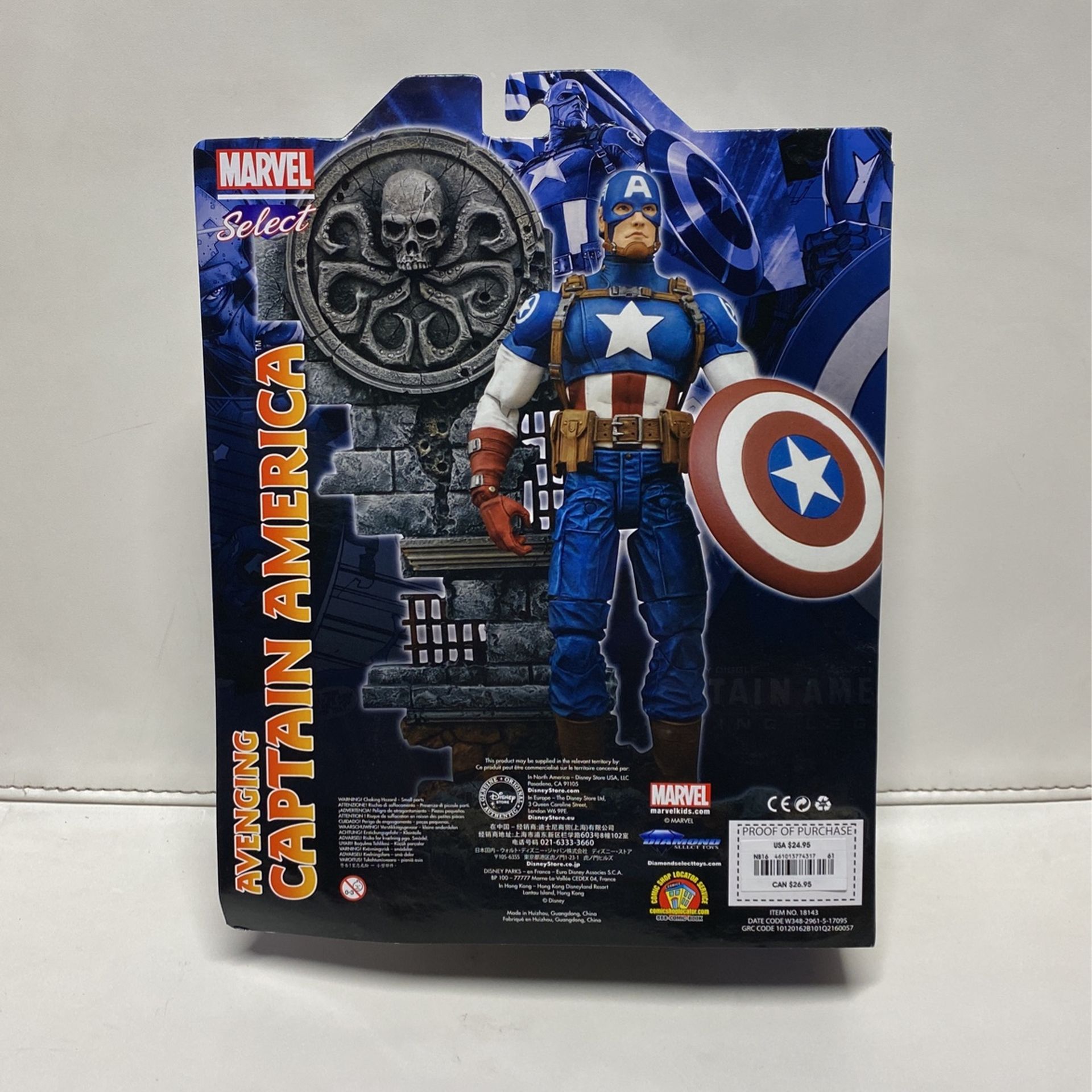 Avenging Captain America Marvel Disney Store Diamond Select Toys