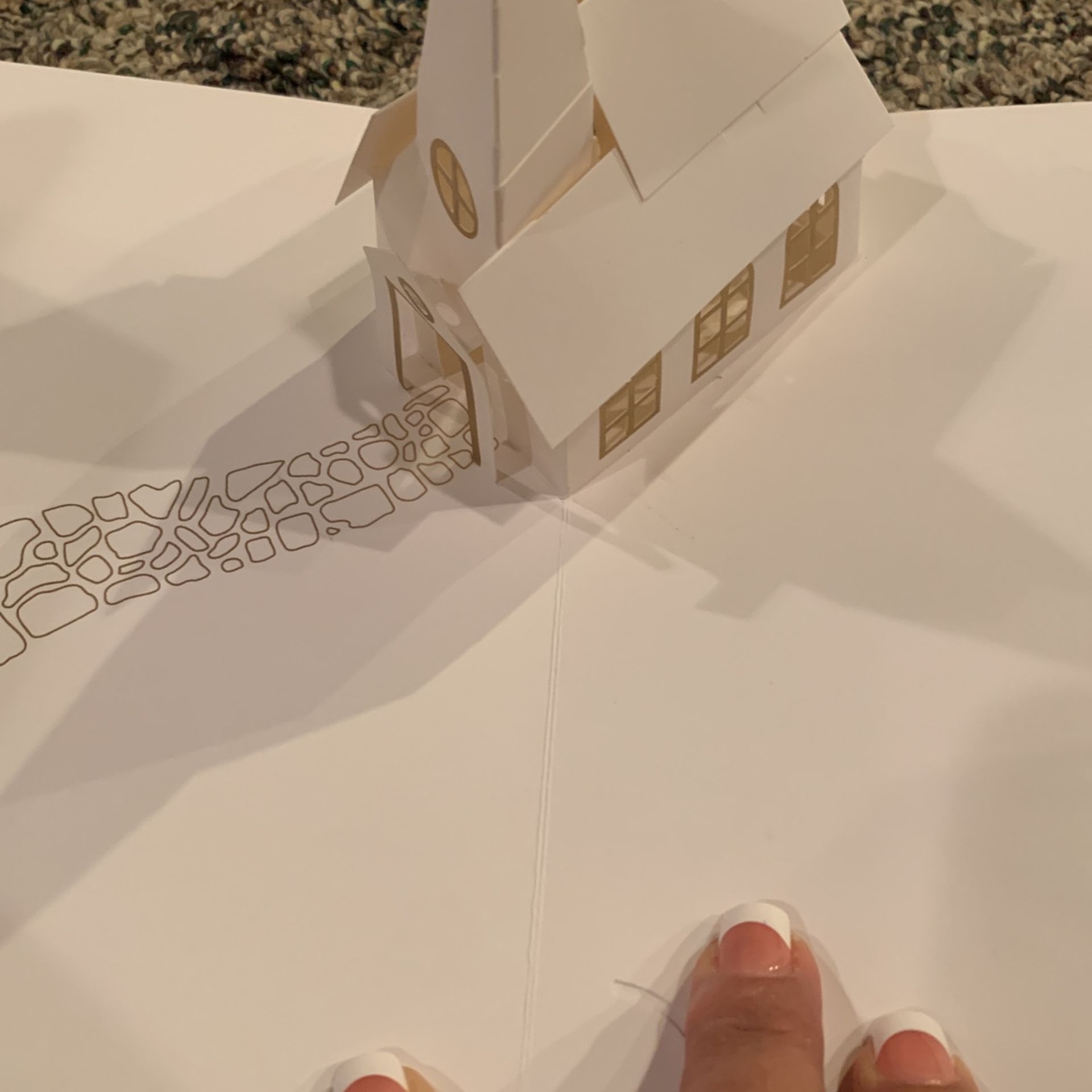 3-D pop-up Wedding invitations